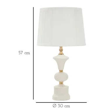 LAMPA STOŁOWA CASERTA 30X57 cm